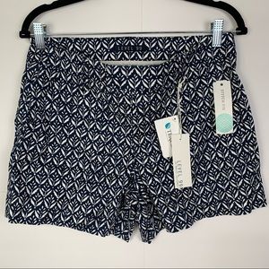 Level 99 Size 6 Cindie Printed Linen Short Stitch Fix NWT